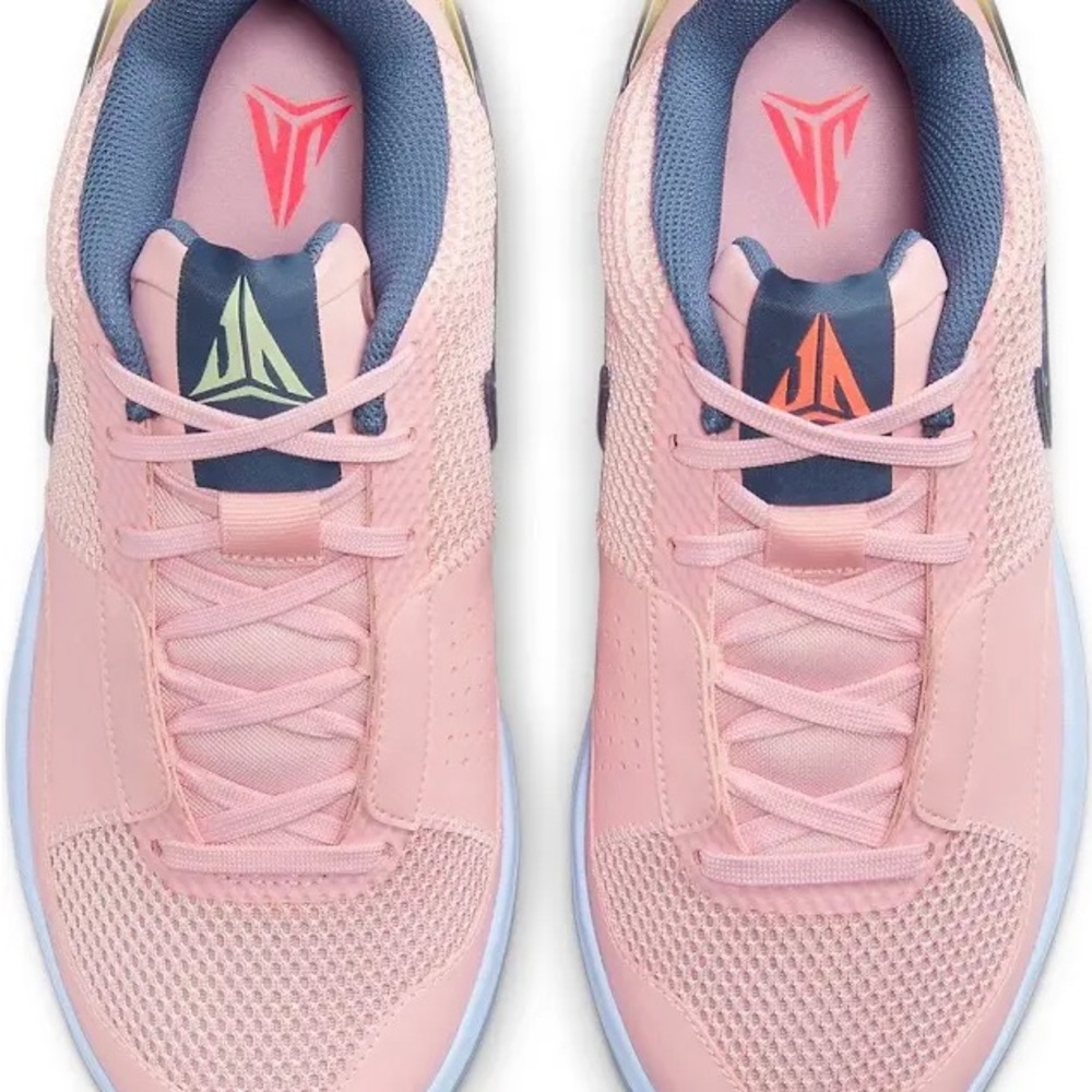 Nike men’s Pink and Blue Athletic Shoes NBA star Ja Morant size 5.5
